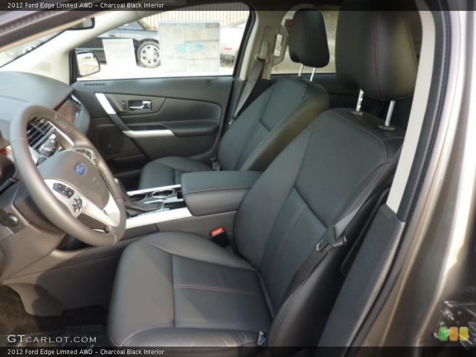 Charcoal Black Interior Photo for the 2012 Ford Edge Limited AWD #54345904