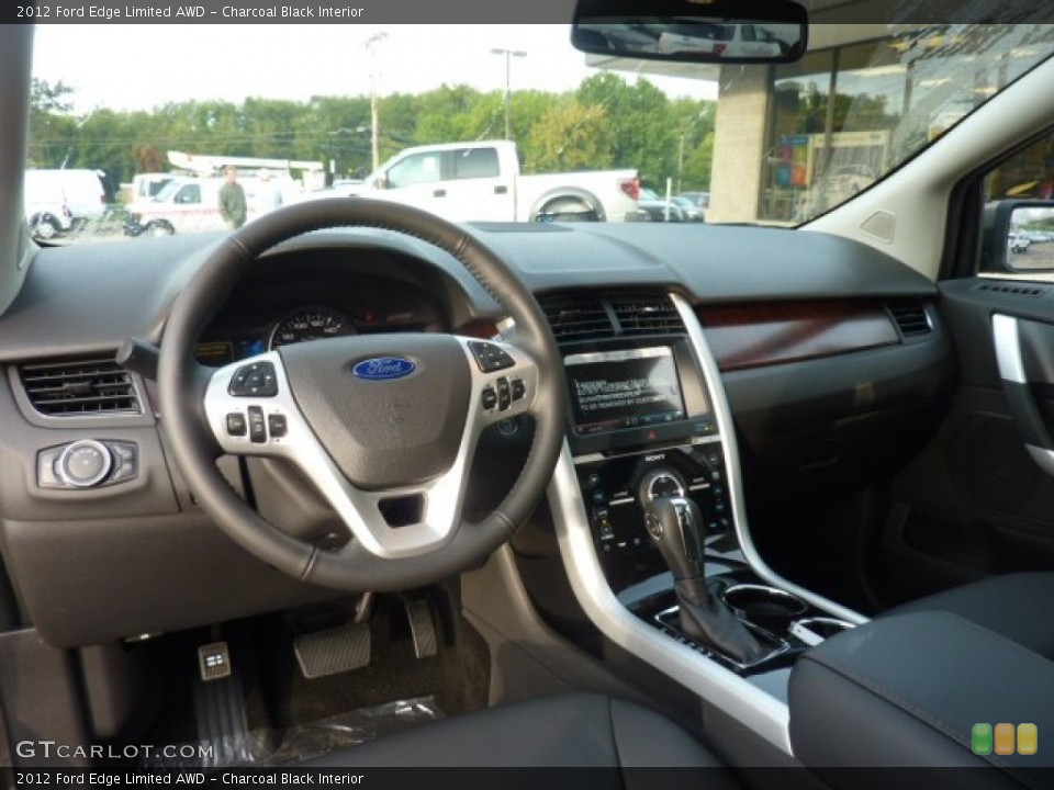 Charcoal Black Interior Dashboard for the 2012 Ford Edge Limited AWD #54345913