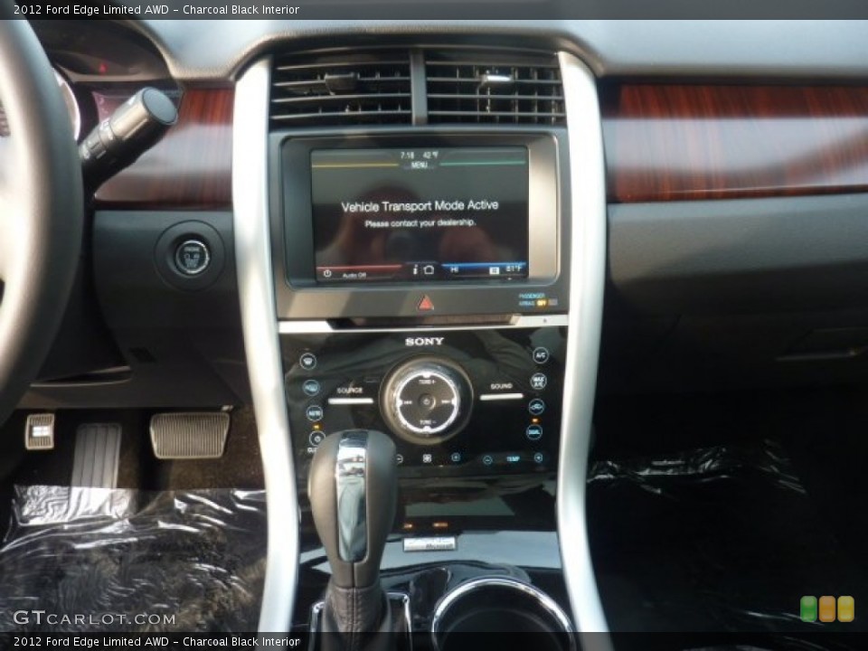 Charcoal Black Interior Controls for the 2012 Ford Edge Limited AWD #54345949