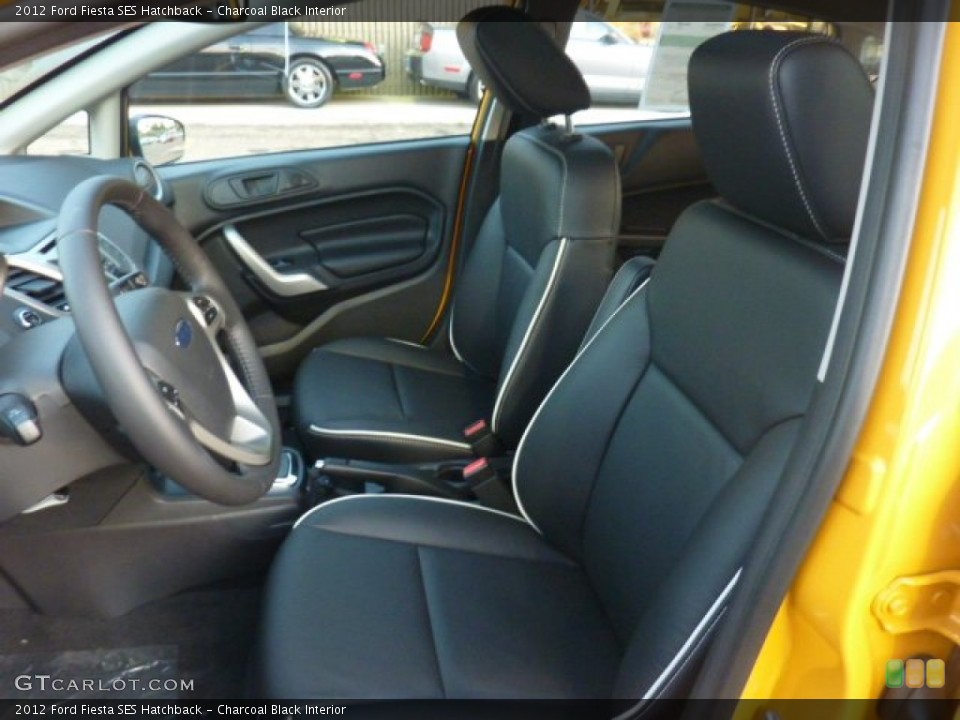 Charcoal Black Interior Photo for the 2012 Ford Fiesta SES Hatchback #54346702