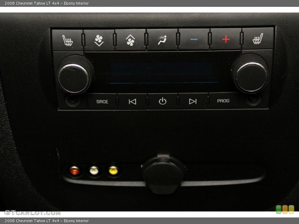 Ebony Interior Controls for the 2008 Chevrolet Tahoe LT 4x4 #54346822
