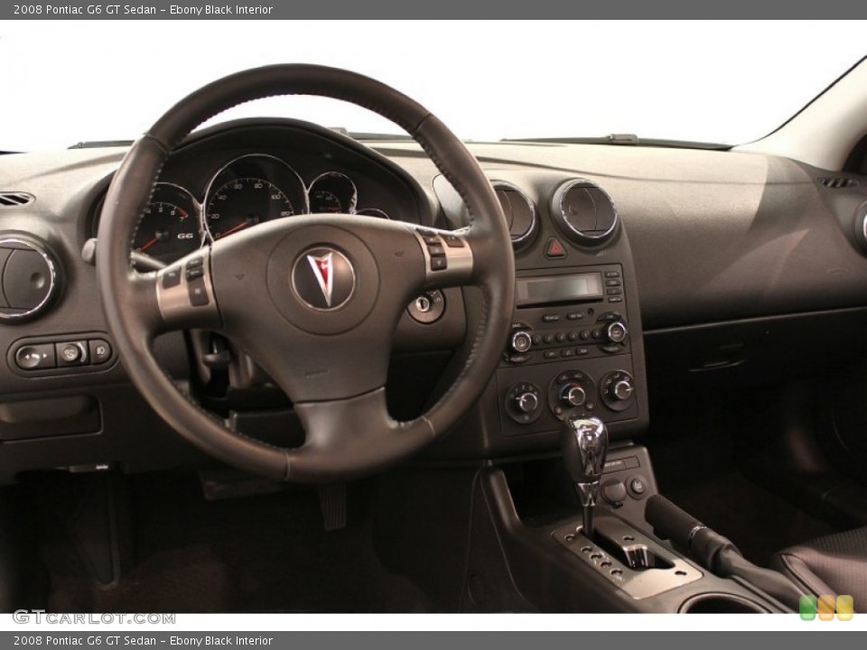 Ebony Black Interior Dashboard for the 2008 Pontiac G6 GT Sedan #54349483