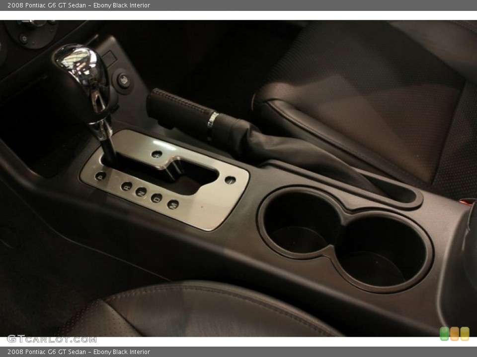 Ebony Black Interior Transmission for the 2008 Pontiac G6 GT Sedan #54349504