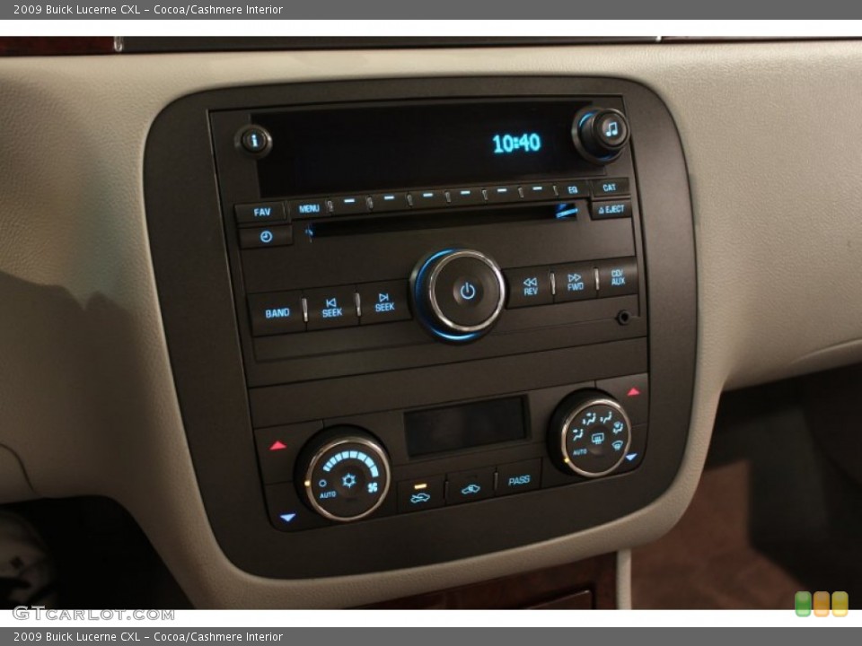 Cocoa/Cashmere Interior Audio System for the 2009 Buick Lucerne CXL #54349834