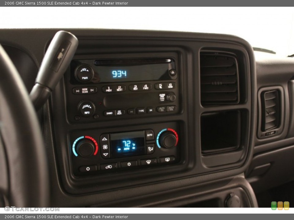 Dark Pewter Interior Controls for the 2006 GMC Sierra 1500 SLE Extended Cab 4x4 #54349939