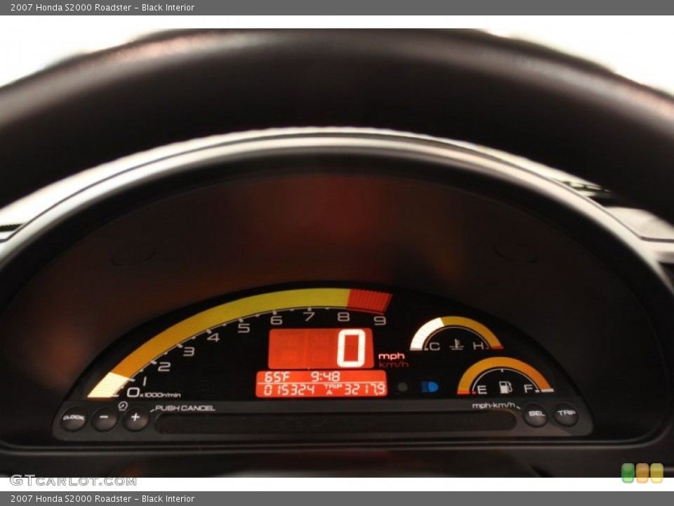 Black Interior Gauges for the 2007 Honda S2000 Roadster #54350182