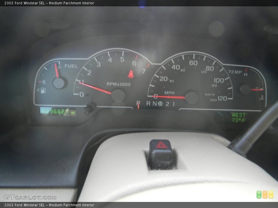 Medium Parchment Interior Gauges for the 2003 Ford Windstar SEL #54350239