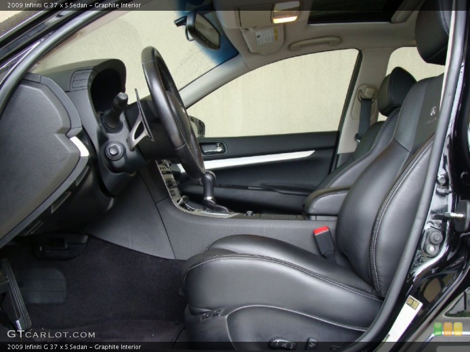 Graphite Interior Photo for the 2009 Infiniti G 37 x S Sedan #54351160