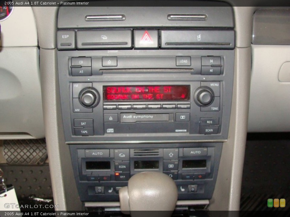 Platinum Interior Controls for the 2005 Audi A4 1.8T Cabriolet #54351589