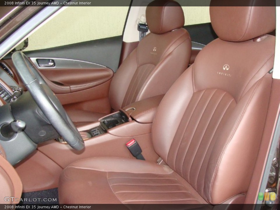 Chestnut Interior Photo for the 2008 Infiniti EX 35 Journey AWD #54351973