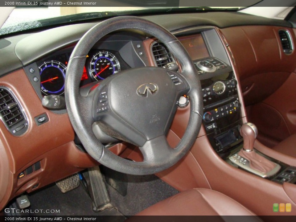 Chestnut Interior Dashboard for the 2008 Infiniti EX 35 Journey AWD #54351979