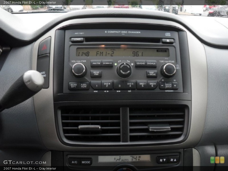 Gray Interior Controls for the 2007 Honda Pilot EX-L #54355819