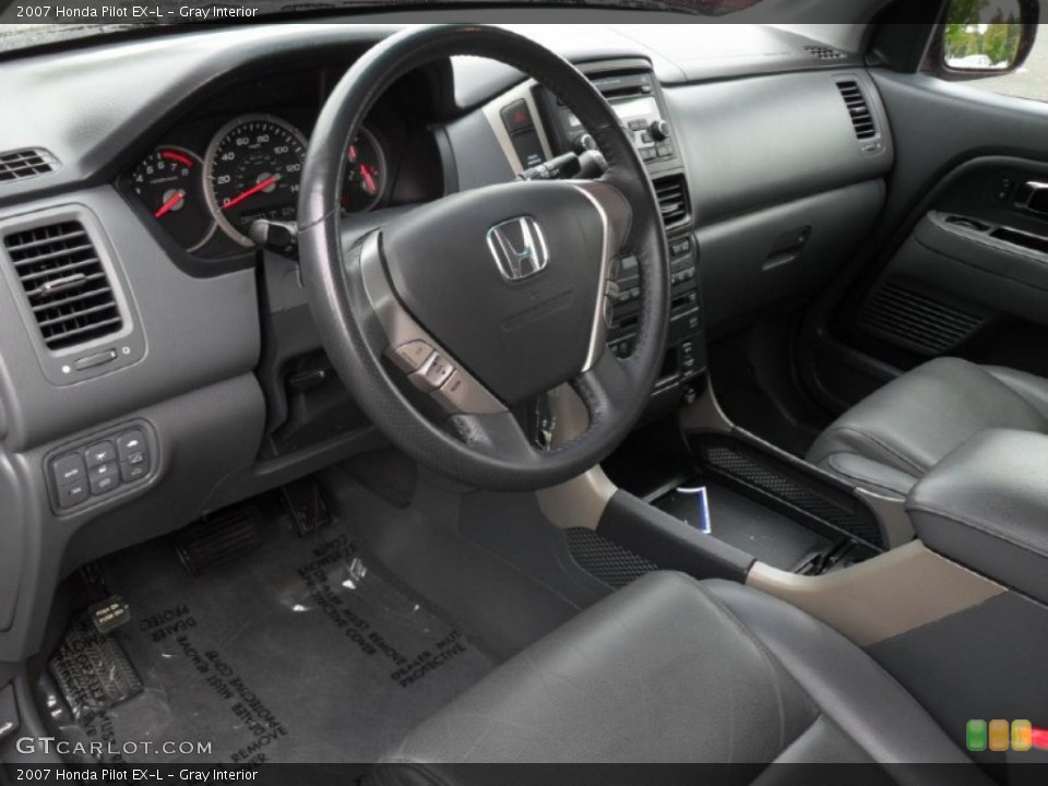 Gray Interior Prime Interior for the 2007 Honda Pilot EX-L #54355912