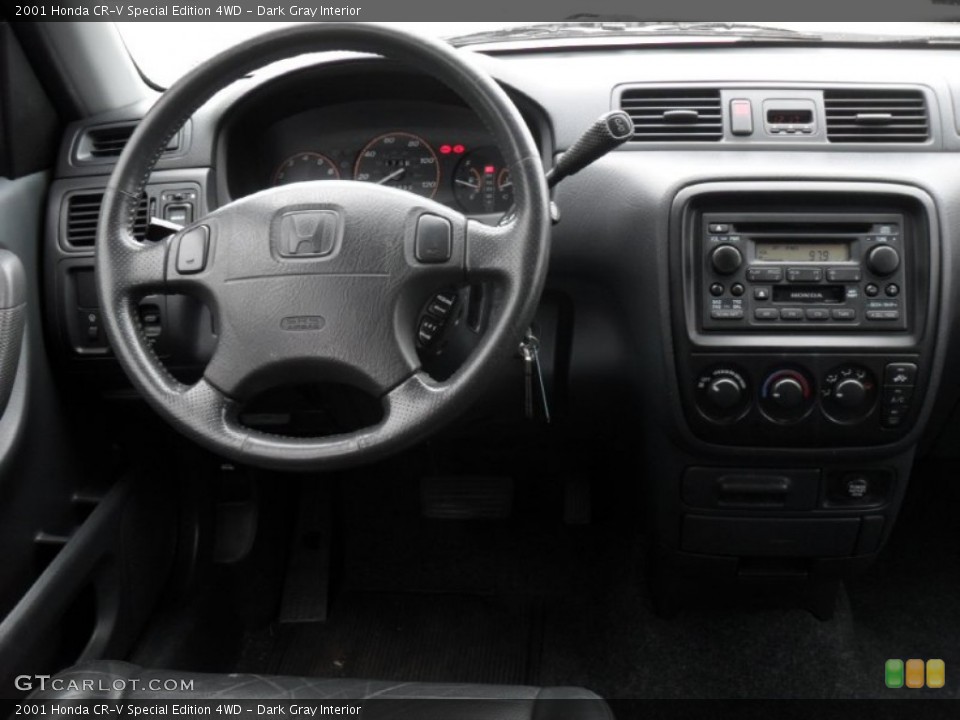 Dark Gray Interior Dashboard for the 2001 Honda CR-V Special Edition 4WD #54356272
