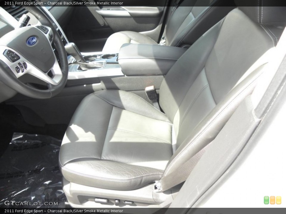 Charcoal Black/Silver Smoke Metallic Interior Photo for the 2011 Ford Edge Sport #54356359