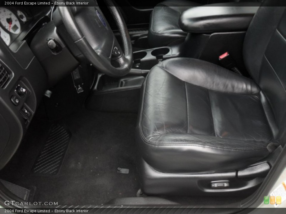 Ebony Black Interior Photo for the 2004 Ford Escape Limited #54356368