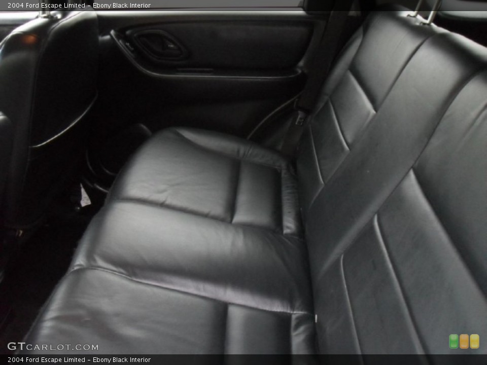 Ebony Black Interior Photo for the 2004 Ford Escape Limited #54356399