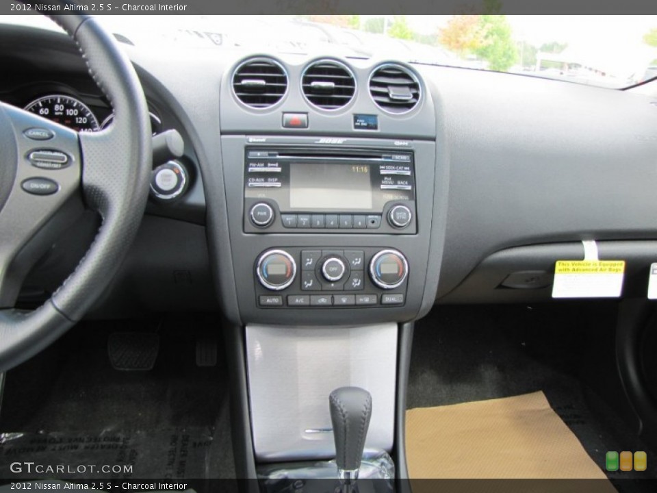 Charcoal Interior Controls for the 2012 Nissan Altima 2.5 S #54360337