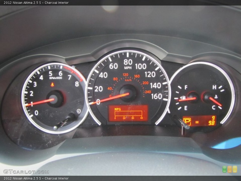 Charcoal Interior Gauges for the 2012 Nissan Altima 2.5 S #54360349