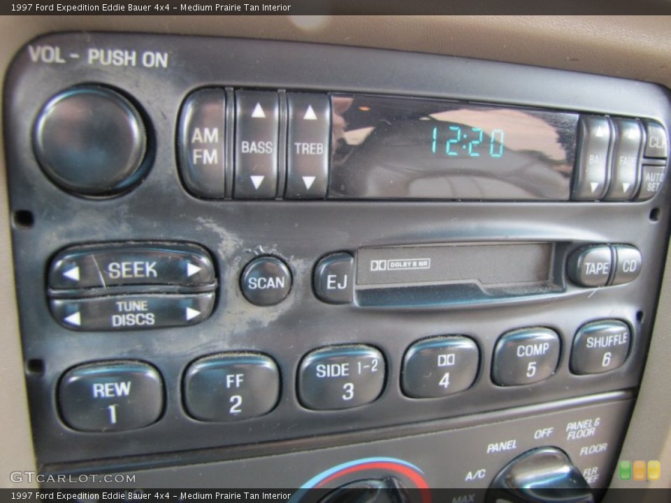Medium Prairie Tan Interior Audio System for the 1997 Ford Expedition Eddie Bauer 4x4 #54361210