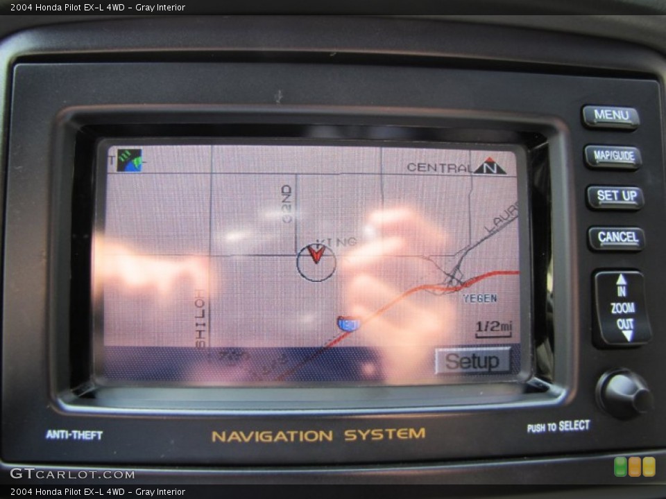 Gray Interior Navigation for the 2004 Honda Pilot EX-L 4WD #54361831