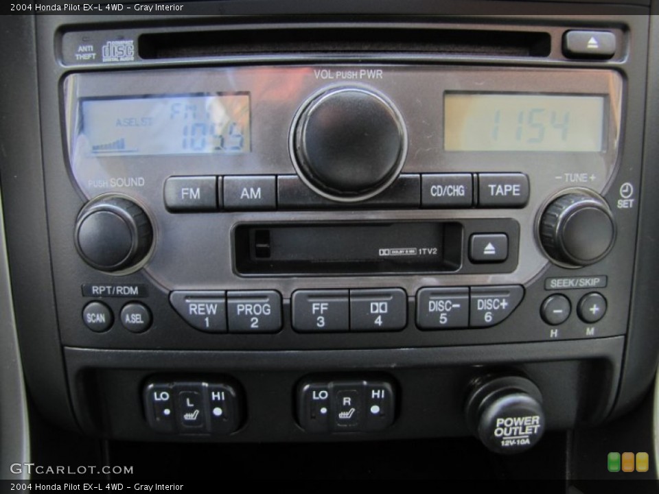 Gray Interior Controls for the 2004 Honda Pilot EX-L 4WD #54361849