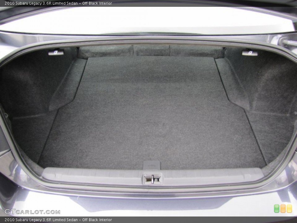 Off Black Interior Trunk for the 2010 Subaru Legacy 3.6R Limited Sedan #54363550