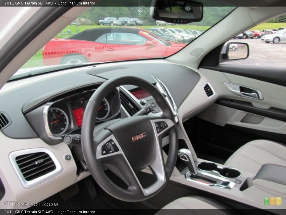 Light Titanium Interior Steering Wheel for the 2011 GMC Terrain SLT AWD #54364474
