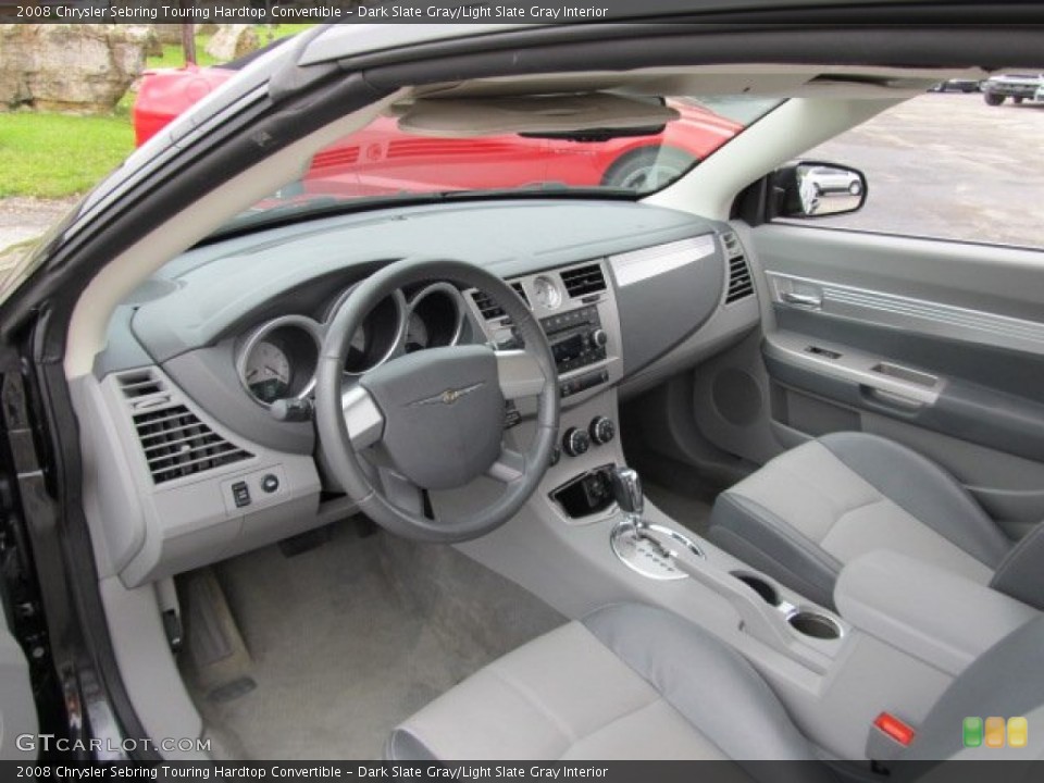 Dark Slate Gray/Light Slate Gray Interior Prime Interior for the 2008 Chrysler Sebring Touring Hardtop Convertible #54364711