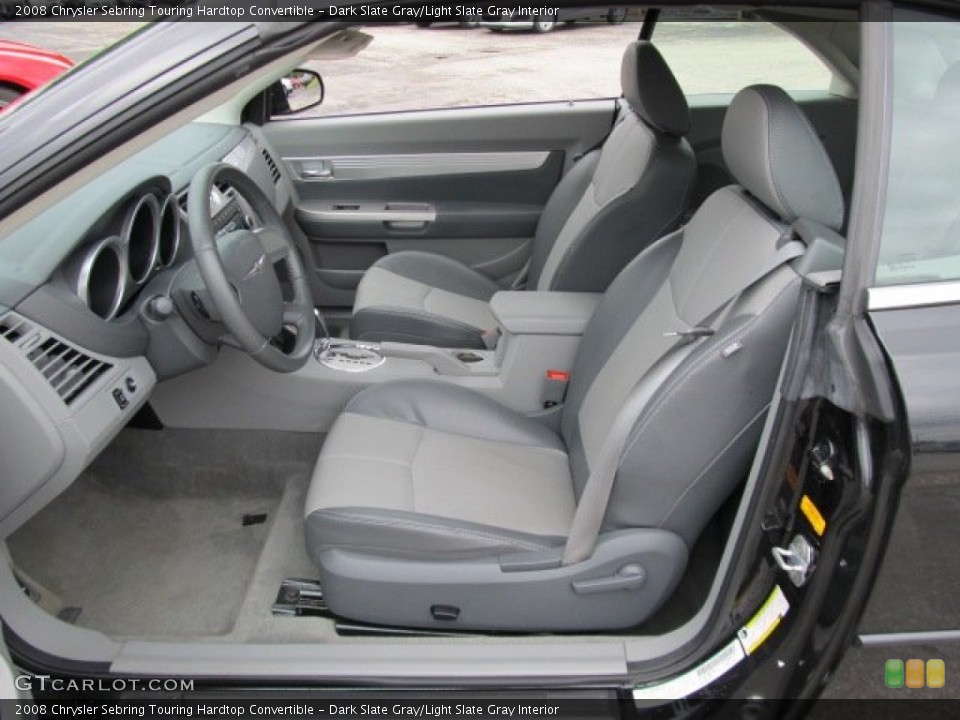 Dark Slate Gray/Light Slate Gray Interior Photo for the 2008 Chrysler Sebring Touring Hardtop Convertible #54364717