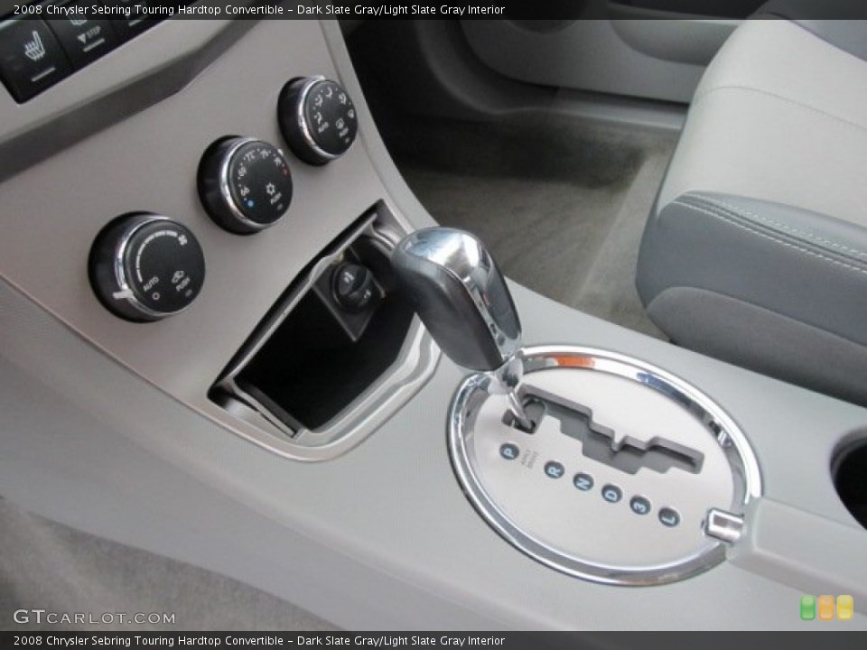 Dark Slate Gray/Light Slate Gray Interior Transmission for the 2008 Chrysler Sebring Touring Hardtop Convertible #54364756