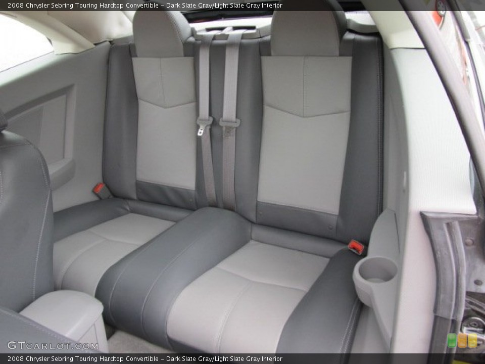 Dark Slate Gray/Light Slate Gray Interior Photo for the 2008 Chrysler Sebring Touring Hardtop Convertible #54364786