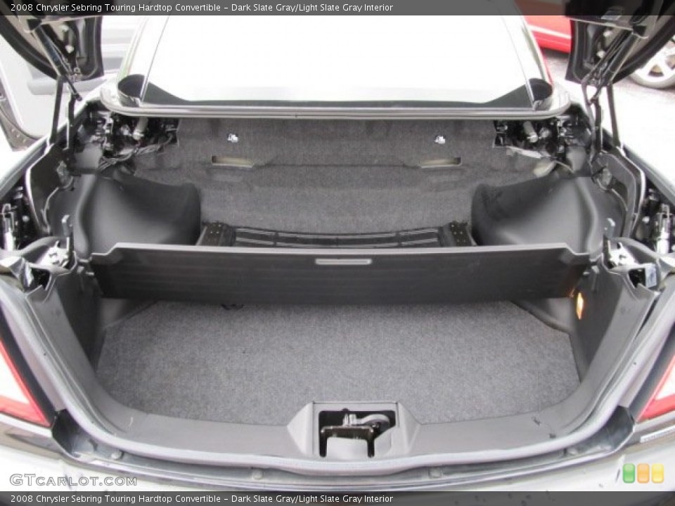 Dark Slate Gray/Light Slate Gray Interior Trunk for the 2008 Chrysler Sebring Touring Hardtop Convertible #54364792