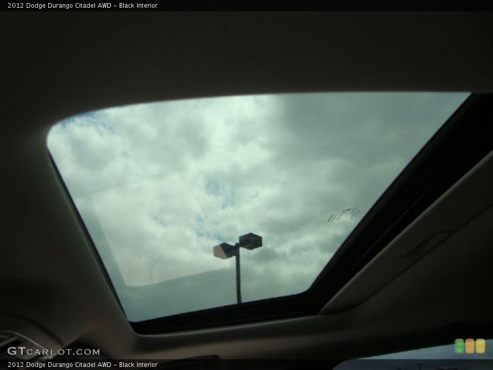 Black Interior Sunroof for the 2012 Dodge Durango Citadel AWD #54369508