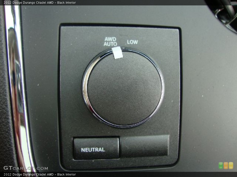 Black Interior Controls for the 2012 Dodge Durango Citadel AWD #54369538