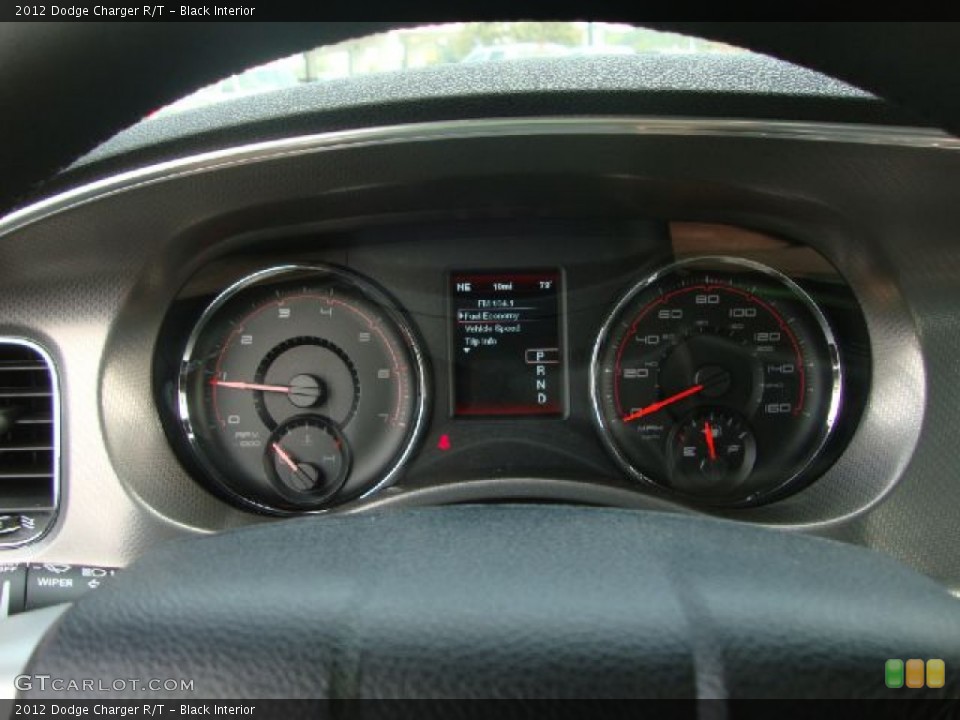 Black Interior Gauges for the 2012 Dodge Charger R/T #54369649