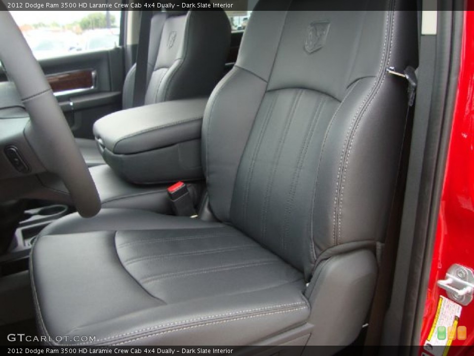 Dark Slate Interior Photo for the 2012 Dodge Ram 3500 HD Laramie Crew Cab 4x4 Dually #54369823