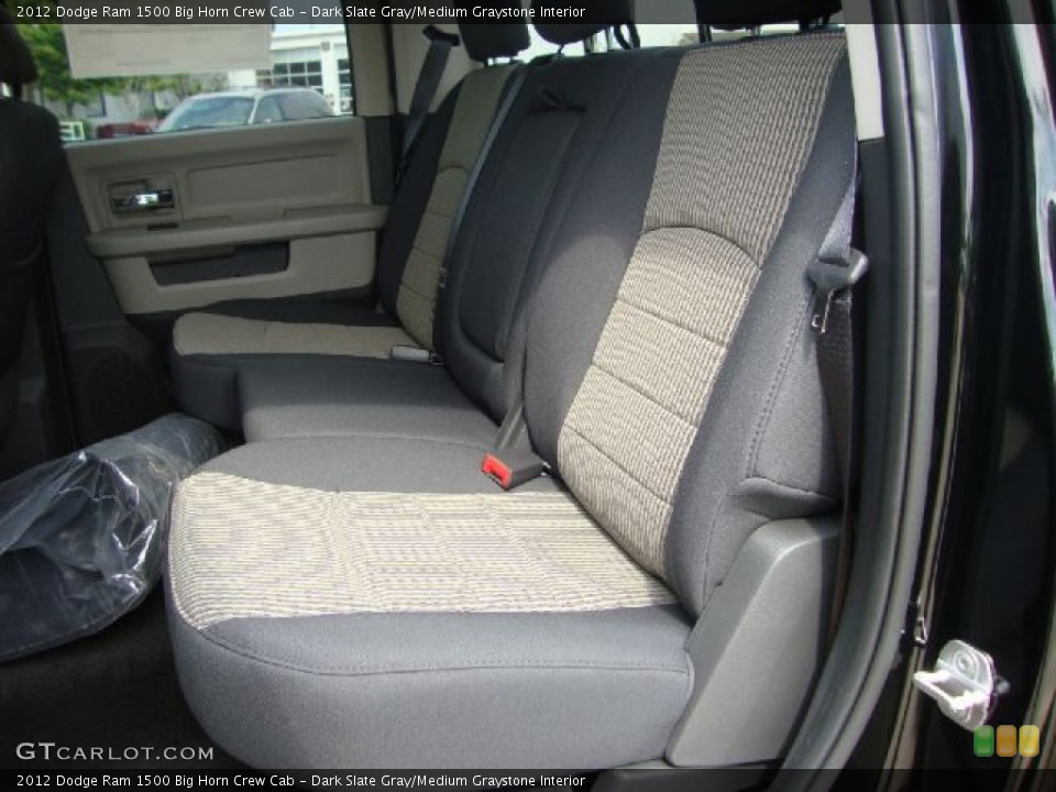 Dark Slate Gray/Medium Graystone Interior Photo for the 2012 Dodge Ram 1500 Big Horn Crew Cab #54370204