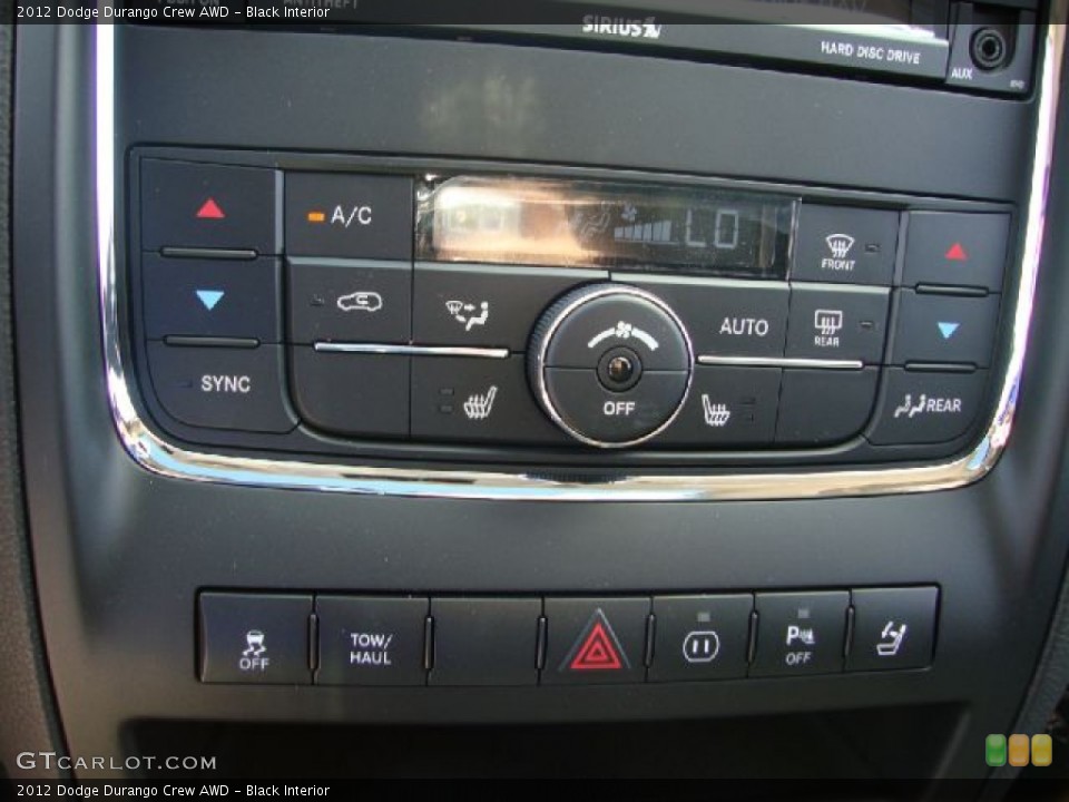 Black Interior Controls for the 2012 Dodge Durango Crew AWD #54370303