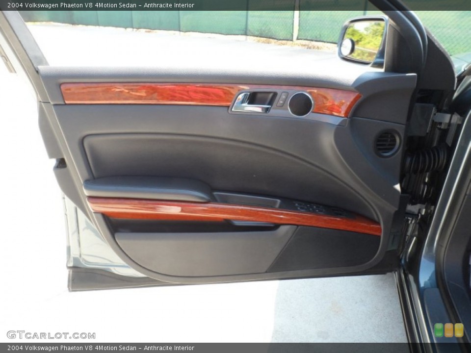Anthracite Interior Door Panel for the 2004 Volkswagen Phaeton V8 4Motion Sedan #54371608