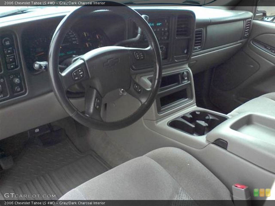 Gray/Dark Charcoal 2006 Chevrolet Tahoe Interiors