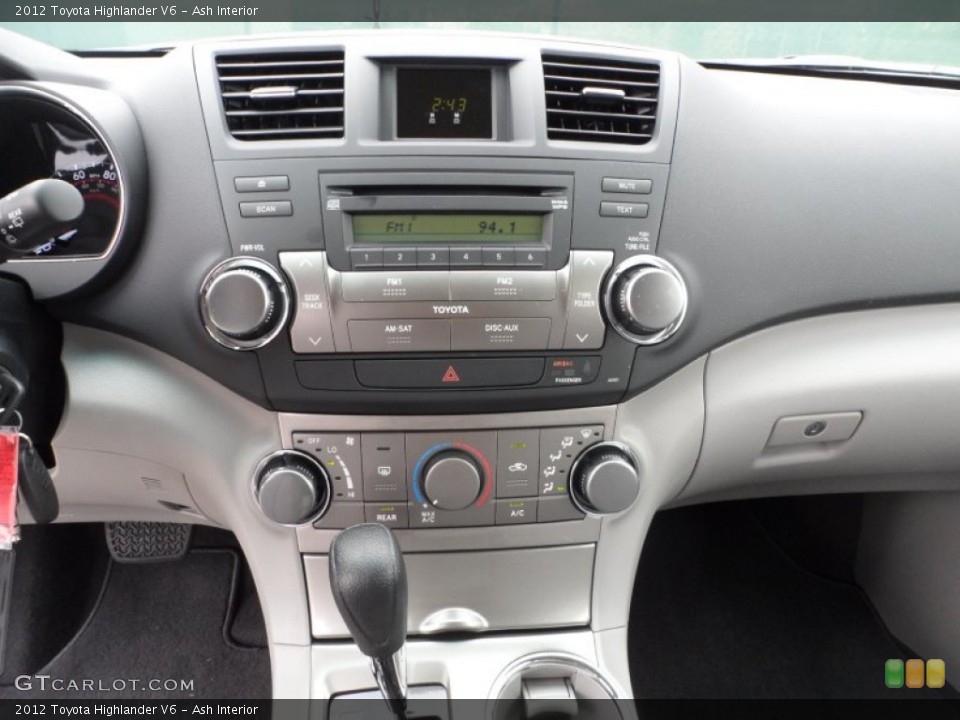 Ash Interior Controls for the 2012 Toyota Highlander V6 #54373381