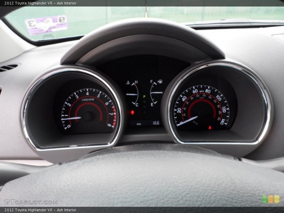 Ash Interior Gauges for the 2012 Toyota Highlander V6 #54373423