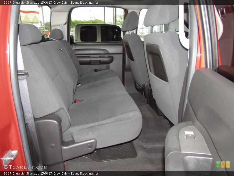 Ebony Black Interior Photo for the 2007 Chevrolet Silverado 1500 LT Crew Cab #54373723