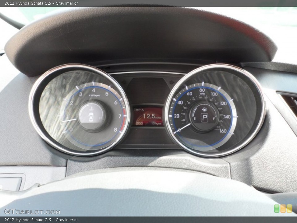 Gray Interior Gauges for the 2012 Hyundai Sonata GLS #54373843