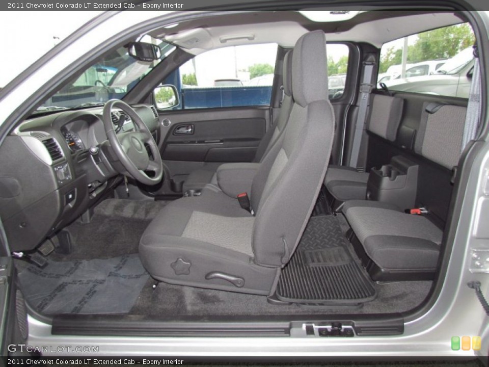 Ebony Interior Photo for the 2011 Chevrolet Colorado LT Extended Cab #54374107