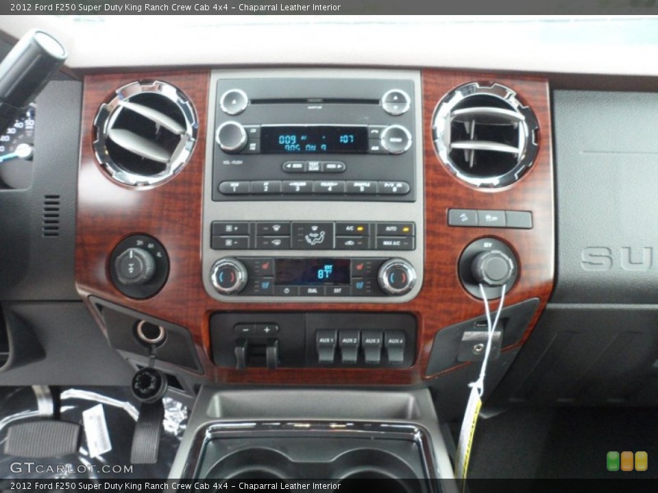 Chaparral Leather Interior Controls for the 2012 Ford F250 Super Duty King Ranch Crew Cab 4x4 #54374503