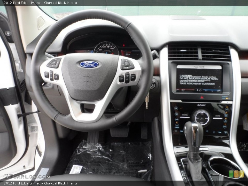 Charcoal Black Interior Dashboard for the 2012 Ford Edge Limited #54374734