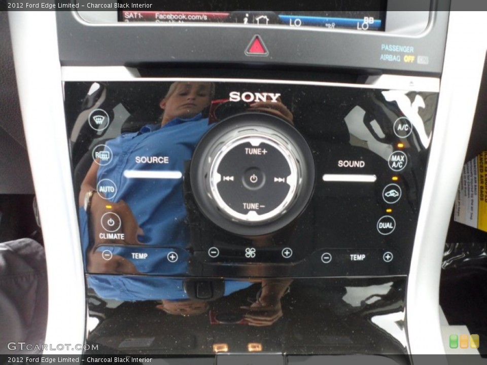Charcoal Black Interior Controls for the 2012 Ford Edge Limited #54374752