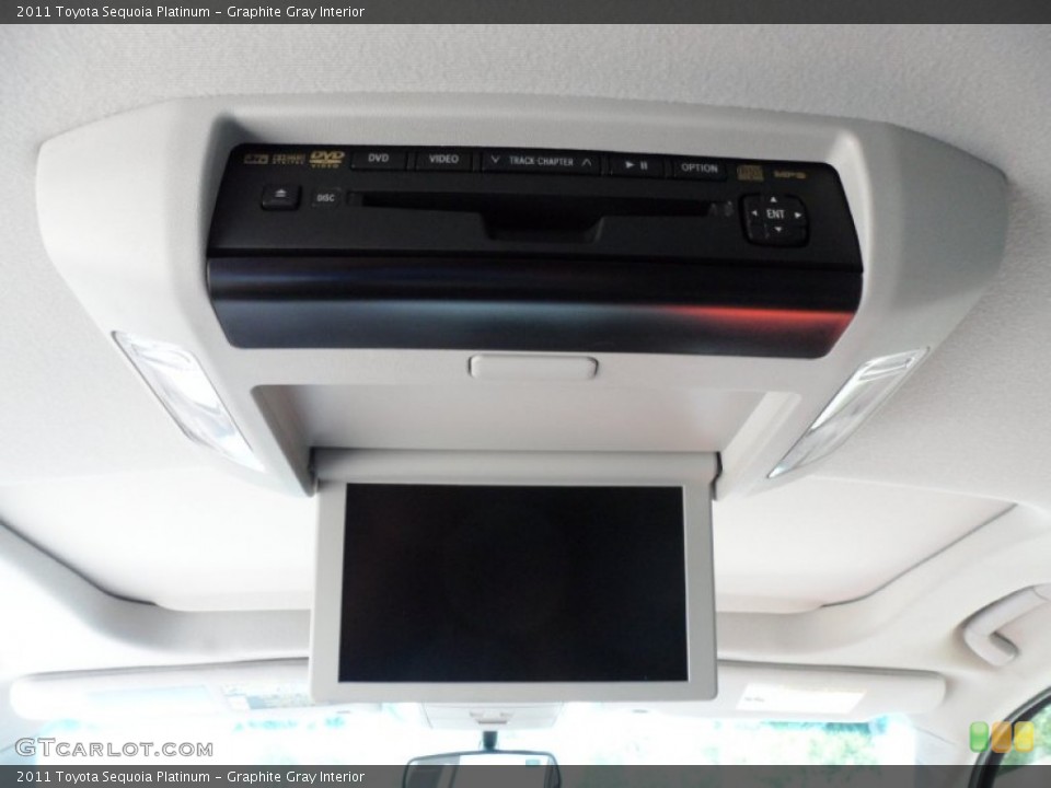 Graphite Gray Interior Controls for the 2011 Toyota Sequoia Platinum #54375397